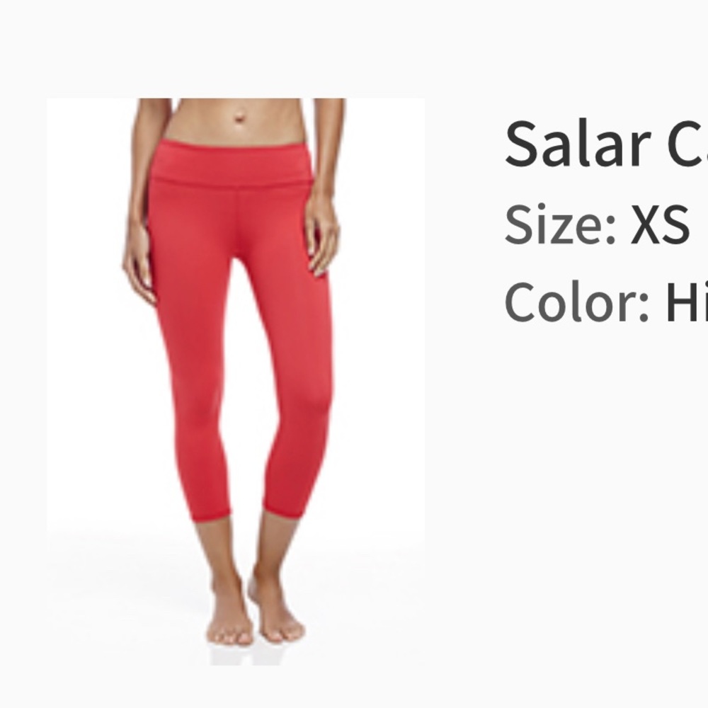 Red fabletics leggings